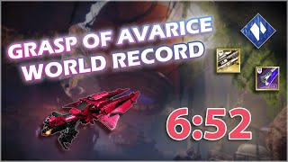 Grasp Of Avarice Speedrun WR in 652 [upl. by Thorman]