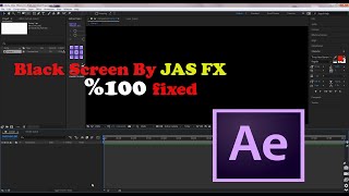 After Effects Black Screen fixed [upl. by Attebasile981]