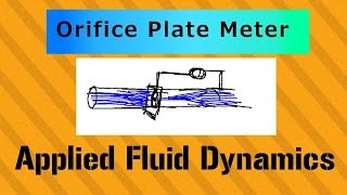 Orifice Plate  Flow Measurement  Applied Fluid Dynamics  Class 039 [upl. by Arikahs]