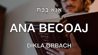 ANA BECOAJ SUBTITULOS ESPAÑOL HEBREO FONETICA DIKLA ORBACH [upl. by Rogerio]