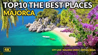 Top10 The best places and beaches in Mallorca  Areal Drone 4K Majorca [upl. by Aldwin399]