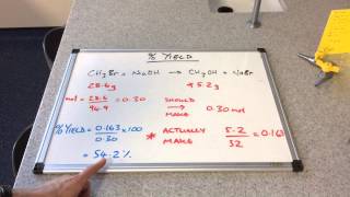 Percentage Yield and Limiting Reagent [upl. by Lanuk]