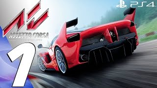 Assetto Corsa PS4  Gameplay Walkthrough Part 1  Prologue Full Game FIRST RACES [upl. by Bamby]