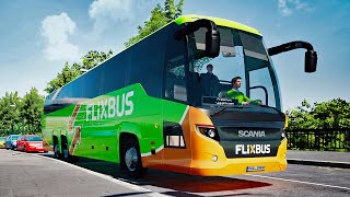 Fernbus Simulator  Scania Touring    GAMEPLAY [upl. by Knut]