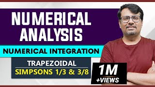 Numerical Integration  Trapezoidal Rule Simpsons 13 amp 38 Rule [upl. by Attenoj102]