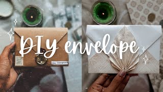 DIY envelope  Vintage themed envelope  Easy DIY [upl. by Nebuer167]