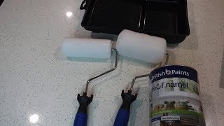 which paint and roller to use on doors trims and cupboards [upl. by Tarrance]