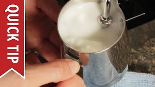 How to AutoFroth Milk for Lattes [upl. by Akired]