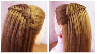 Tuto coiffure simple rapide et belle 🔸 New Quick Easy and Beautiful hairstyle for girls [upl. by Didier]