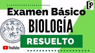 ¡RESUELTO   Examen Básico Biología [upl. by Eelam]