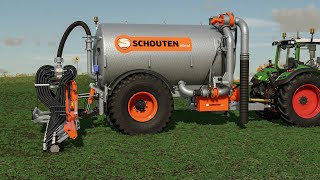 SCHOUTEN Ideal Slurry Tank in Farming Simulator 22 [upl. by Gala]