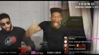 ETIKA GETS ANGRY ABOUT HATE ON STREAM [upl. by Stephen]