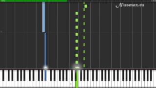 Ludovico Einaudi  Fly OST Intouchables  11 Piano Tutorial Synthesia  Sheets  MIDI [upl. by Chaddy]