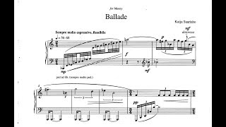 Kaija Saariaho  Ballade 2005 [upl. by Aratahc750]