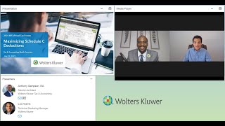 TaxWise Webinar  2021 IRS Virtual Tax Forum Maximizing Schedule C Deductions [upl. by Led]