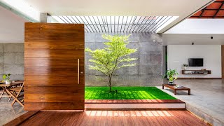 A Lush Modern Tropical House In Kerala With Indoor Greenery [upl. by Chak358]