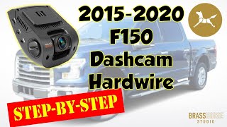 2015  2020 Ford F150 Dashcam Hardwire Installation STEPBYSTEP [upl. by Casper]