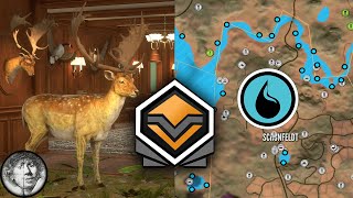 Diamond Fallow Deer Guide with map locations  Hirschfelden theHunter Call of the Wild 2021 [upl. by Blackstock]