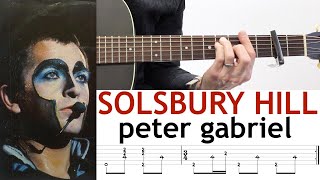 Comment jouer SOLSBURY HILL  Peter Gabriel  TUTO GUITARE  tabs [upl. by Irtak]