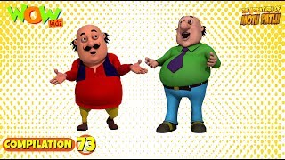 Motu Patlu  Non stop 3 episodes  3D Animation for kids  73 [upl. by Pius251]