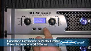 Crown International XLS Series DriveCore Power Amplifiers [upl. by Duthie117]