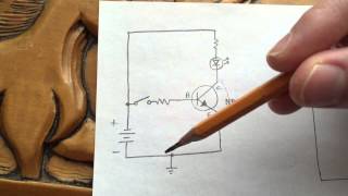 NPN vs PNP Transistors as CommonEmitter Switches [upl. by Icyac49]