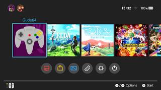 Nintendo Switch  Glide64  Nintendo 64 emulator Retronx [upl. by Thomasina958]