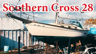 Southern Cross 28 sailboat Interiorexterior tour [upl. by Nitsrik]