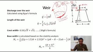 Surplus Weir Design Design and Drawing of Irrigation Structures [upl. by Boykins]