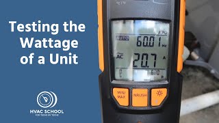 Testing the Wattage of an AC Unit [upl. by Ocramed862]