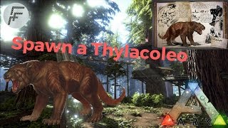 Ark Survival Evolved How to Spawn a Thylacoleo [upl. by Acirne819]