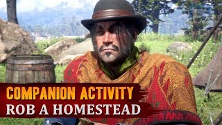 Red Dead Redemption 2  Companion Activity 3  Home Robbery Javier [upl. by Aveline]