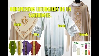 ORNAMENTOS SACERDOTALES  CATOLICOS NTV [upl. by Norword]