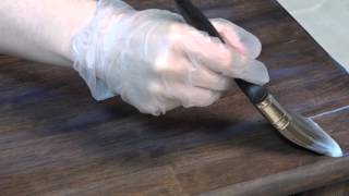 How To Video How To Apply Varathane Triple Thick One Coat Clear Finish [upl. by Liakim]