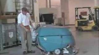 How to Use the Tennant T5 Floor Scrubber [upl. by Obaza]