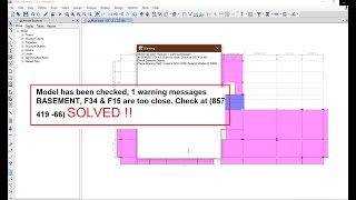 HOW TO SOLVE TOO CLOSE PROBLEM IN ETABS [upl. by Iorgo1]