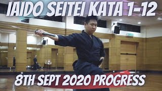 Iaido Seitei Kata 112  A Budo Kata Checkpoint  Namazu Ryus quotWelcome to Channel Kataquot [upl. by Jacklin]