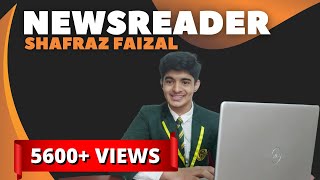 English News Reading  NEWSREADER  HM News Reading Contest  Shafraz Faizal news EnglishwithHM [upl. by Killarney]