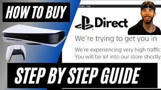 How To Buy a PS5 from PlayStation Direct  Online Buying Guide and Tips Sony Direct Queue [upl. by Rogerio]