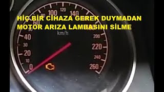 MOTOR ARIZA LAMBASI NASIL SİLİNİR [upl. by Netta]