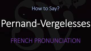 How to Pronounce PernandVergelesses French Burgundy Wine Pronunciation [upl. by Ellenaj876]