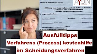 Prozesskostenhilfe  Formular  Ausfülltipps [upl. by Corley]