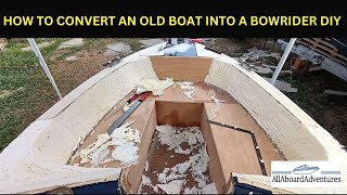 Boat conversion into Bowrider [upl. by Courtnay]