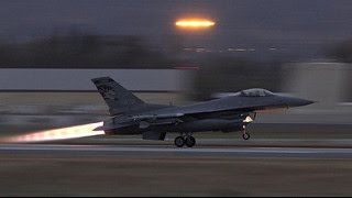 Powerful F16 Afterburner Takeoff [upl. by Takashi]