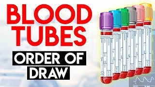 Order of Draw and Additives  Blood Collection [upl. by Nereen723]