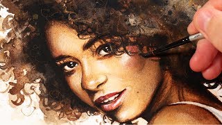 10 TIPS for Watercolor Portraits  HOW TO USE WATERCOLOR [upl. by Acemahs]