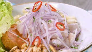 Ceviche de lenguado  BUENAZO [upl. by Snook221]