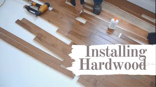 Installing prefinished hardwood [upl. by Jo-Ann180]