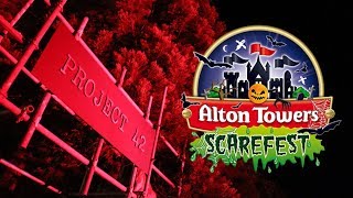 Alton Towers Scarefest Vlog October 2018 [upl. by Alimak384]