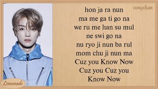 NCT U  Know Now Easy Lyrics [upl. by Aehtorod867]